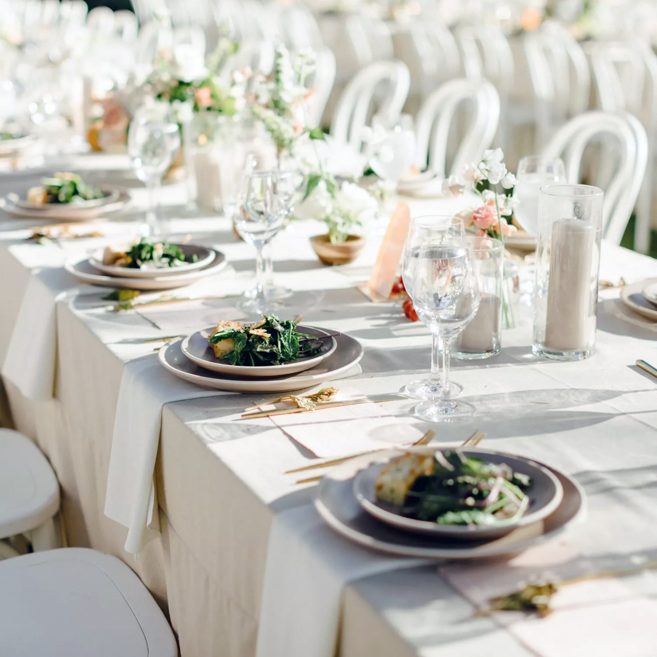 Cravings Catering - plated table setting